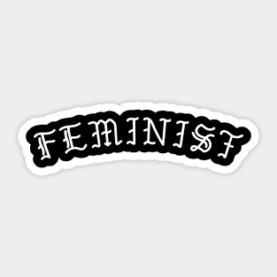 Feminist Tattoo Sticker